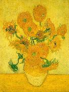 Vincent Van Gogh Sunflowers  ww oil on canvas